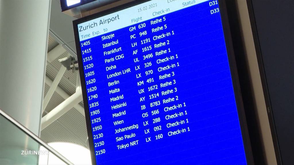 Viele Zürcher verzichten wegen Corona auf Reisen