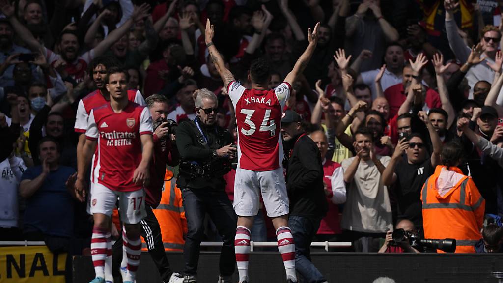Xhaka mit Arsenal weiter auf Champions-League-Kurs