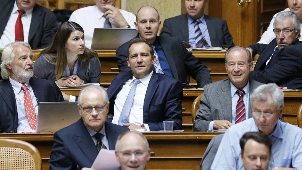 Mitglieder der SVP-Fraktion im Nationalrat verfolgen eine Abstimmung im Nationalrat während der Herbstsession. (Symbolbild)