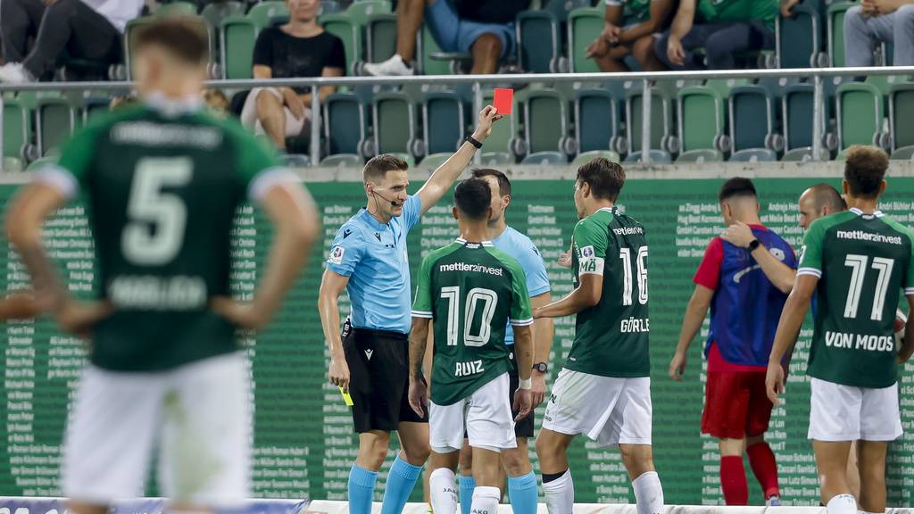 Der FC St.Gallen führt die Super League an – in puncto roter Karten