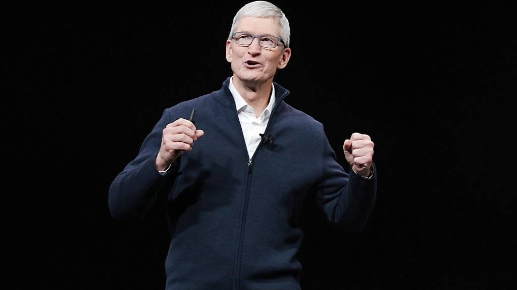 Der Konzernchef von Apple kann sich über noch mehr Geld freuen. (Archivbild)