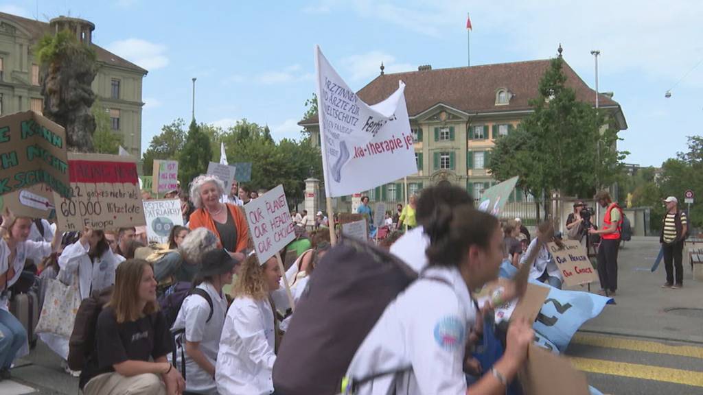 60'000 Menschen nehmen an Klimademo in Bern teil