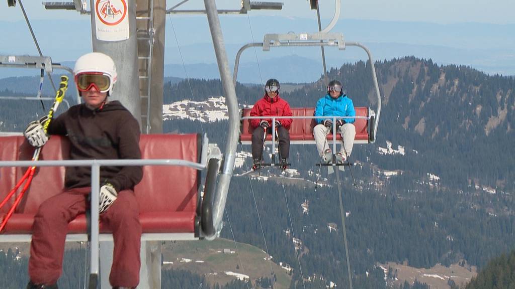 Letzter Skitag auf dem Hoch-Ybrig