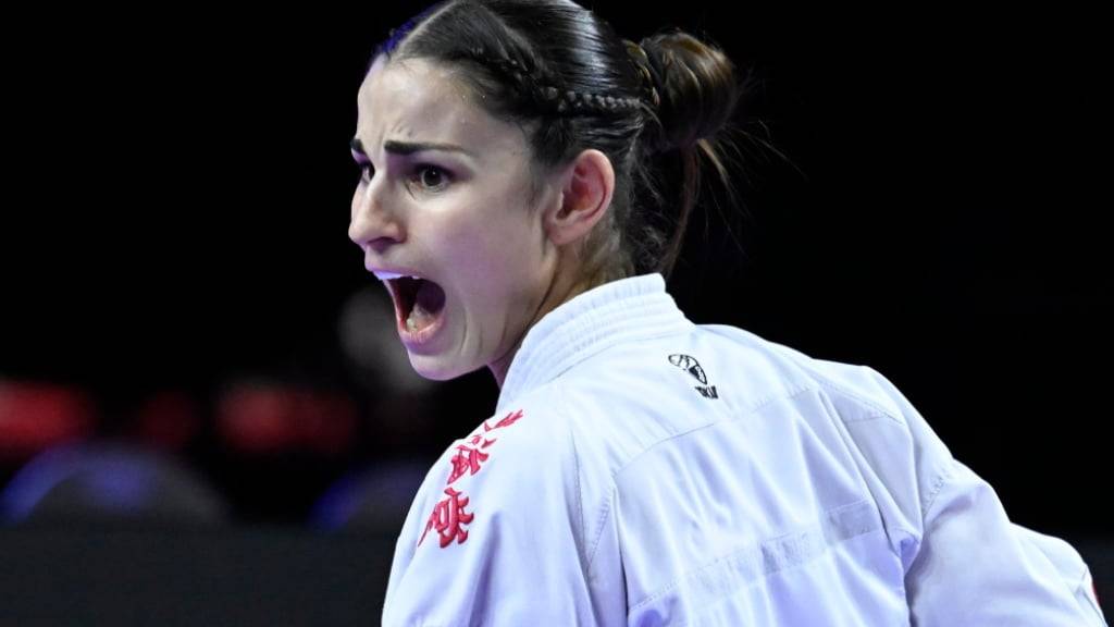 Elena Quirici aus Baden AG konnte im Halbfinal der Karate-Europameisterschaften in Jerewan die Entscheide der Kampfrichter nicht nachvollziehen