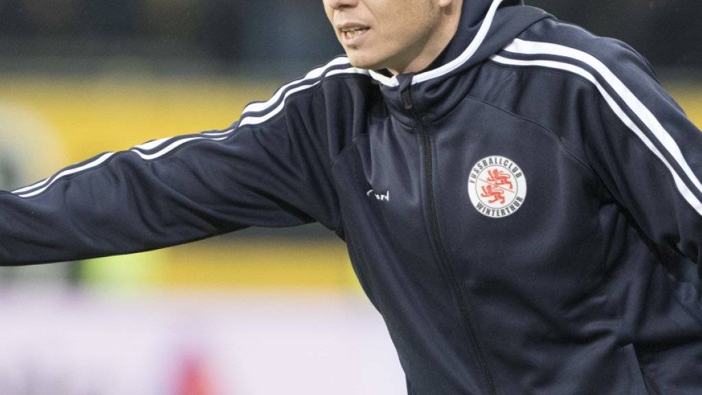 Trainer Umberto Romano bleibt beim FC Winterthur in der Verantwortung