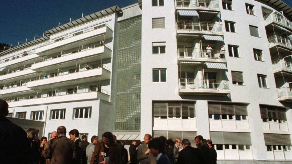 Die Luzerner Höhenklinik Montana 1997 nach einer umfassenden Sanierung. (Archivaufnahme)