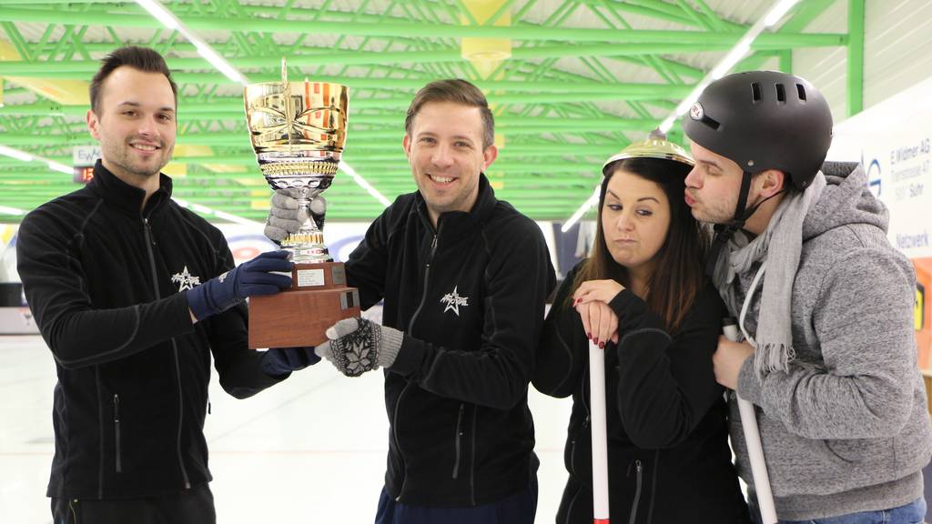 Das Aarauer Curling Team in PyeongChang