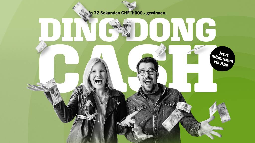 Radio 32 Ding Dong Cash – In 32 Sekunden zu 1'000 Franken!