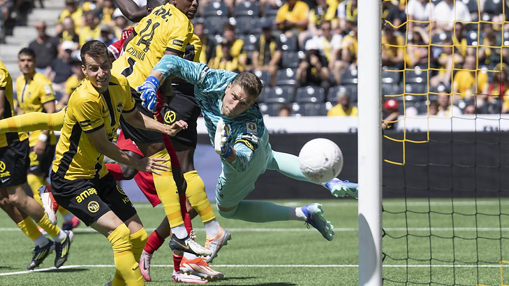 Für YB und Goalie David von Ballmoos verlief der 1. Spieltag der neuen Super-League-Saison enttäuschend