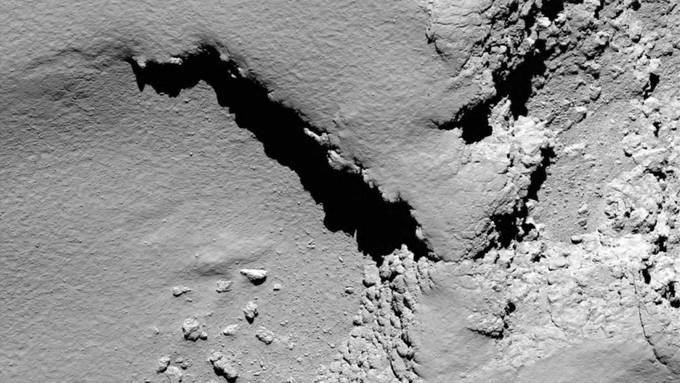 Vor dem Absturz auf Tschuri sendet Rosetta ein letztes Signal