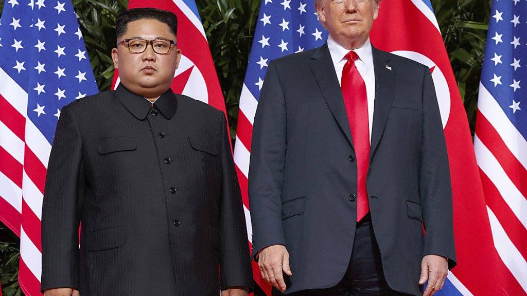 Kim Jong Un hat über sein Propaganda-Netzwerk die Sanktionen von US-Präsident Donald Trump gegen sein Land kritisiert. (Archivbild)