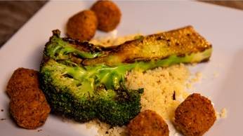 Couscous mit gebratenem Broccoli von Patric