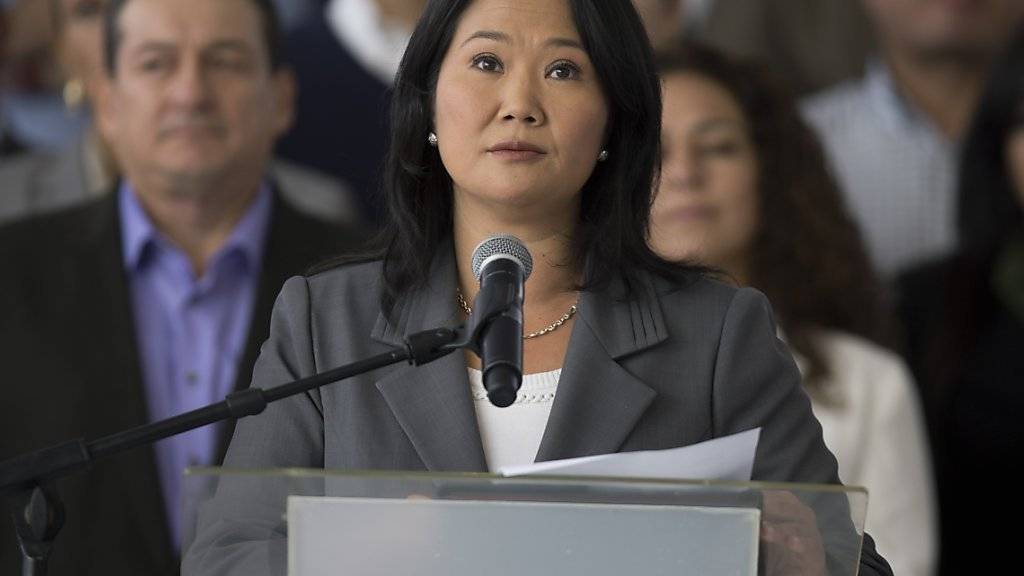 Nimmt die Wahlniederlage an: Keiko Fujimori verspricht Peru eine verantwortungsvolle Opposition.