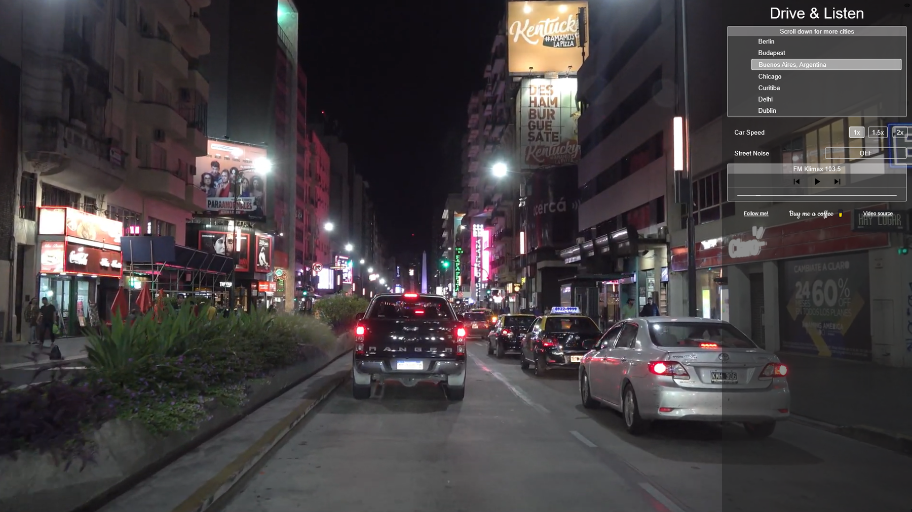 Drive and Listen Buenos Aires