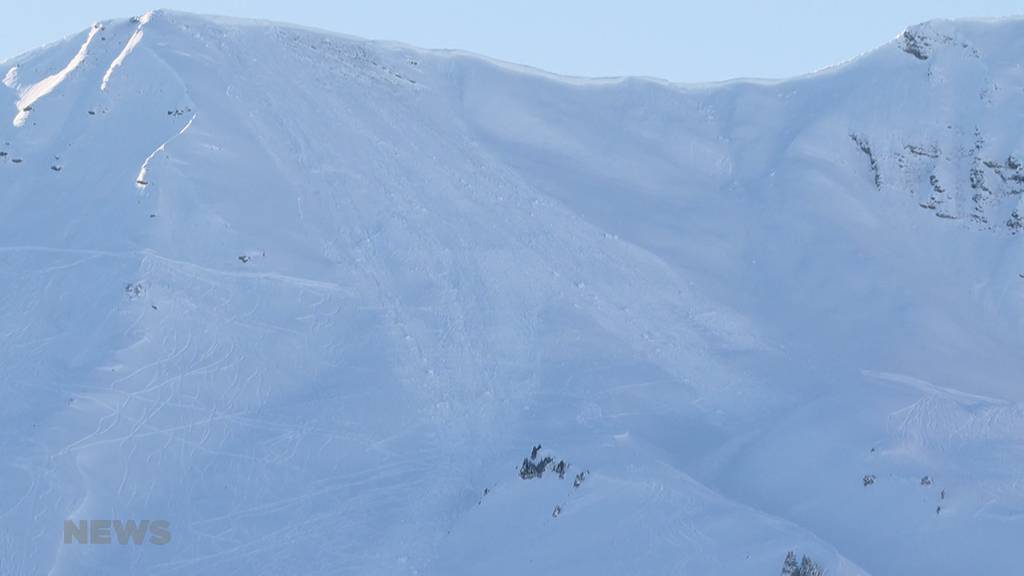 Lawine in Adelboden löst Grosseinsatz aus