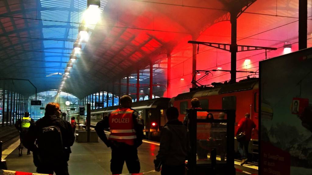 Lugano-Chaoten wüten in Luzerner Bahnhof