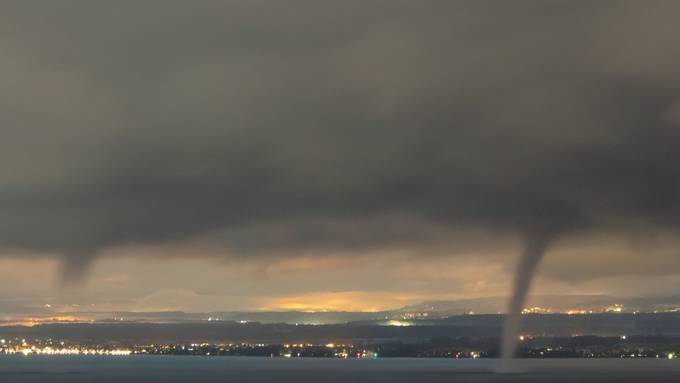 Mini-Tornado auf Bodensee