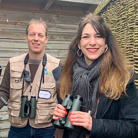 Auf Vogelpirsch im Beobachtungshaus