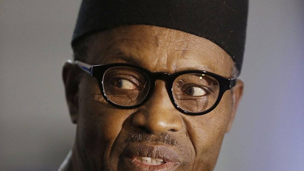 Er konnte nur noch die Todesopfer durch die Gasexplosion verkünden: Nigerias Präsident Muhammadu Buhari (in einer Aufnahme vom April dieses Jahres).