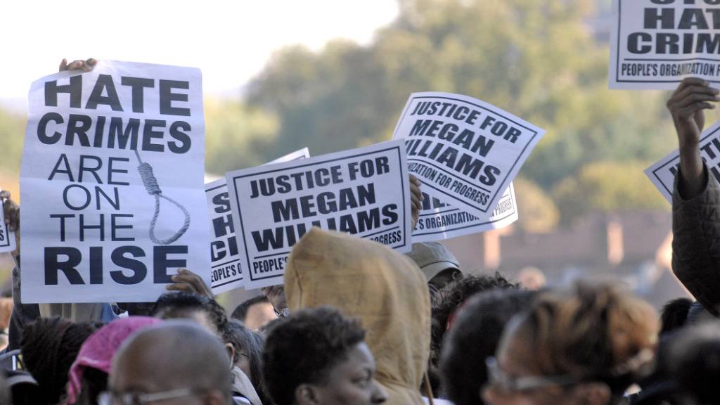 Demonstration gegen «Hate Crime» 2007 in Charleston, USA. (Archivbild)