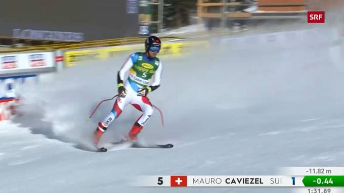 Mauro Caviezel fährt bei Super-G aufs Podest