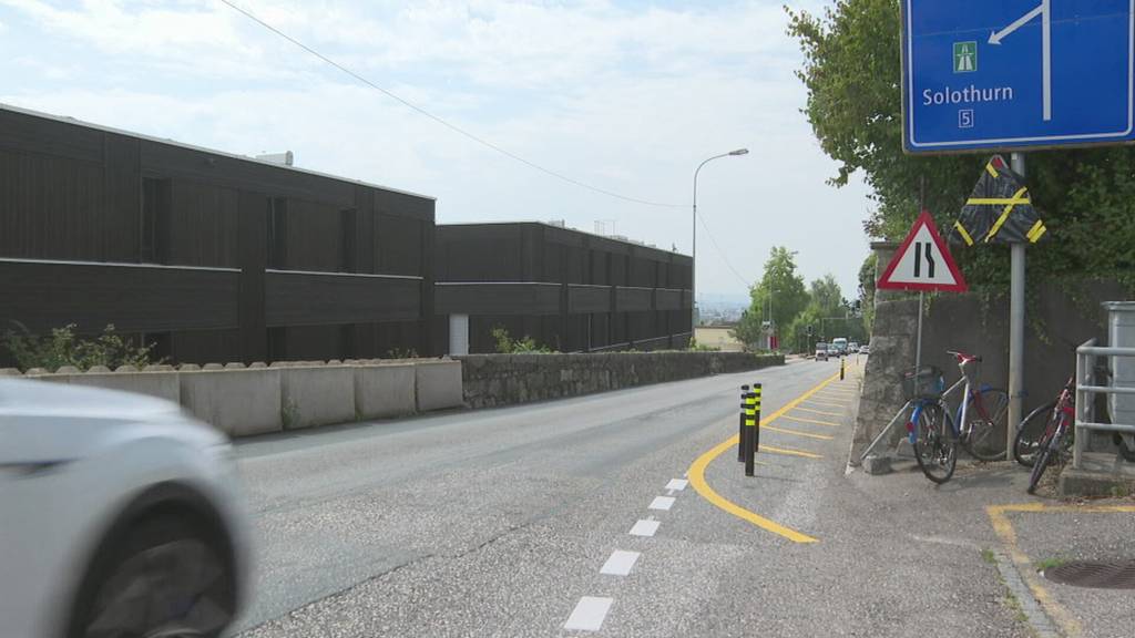 Aufgemaltes Trottoir in Biel: Reuchenettestrasse sorgt für Gesprächsstoff