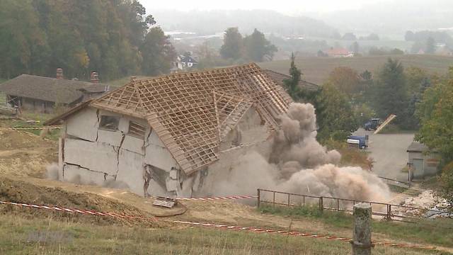 Sperrung: Die alte Mühle muss weg!