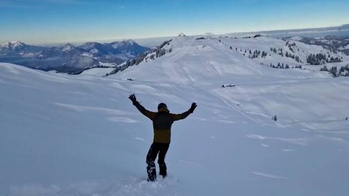 Nach tristem Jahresstart hat sich Hoch-Ybrig in ein weisses Paradies verwandelt