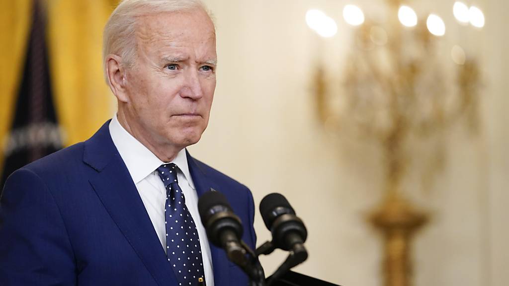 ARCHIV - Joe Biden, Präsident der USA, spricht im East Room des Weißen Hauses. Foto: Andrew Harnik/AP/dpa