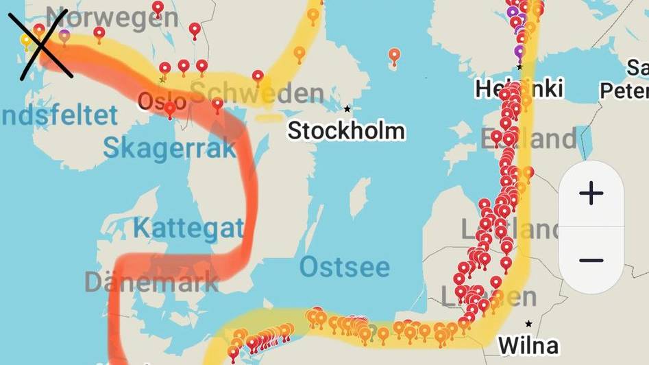 Weg nach Norwegen und zurück