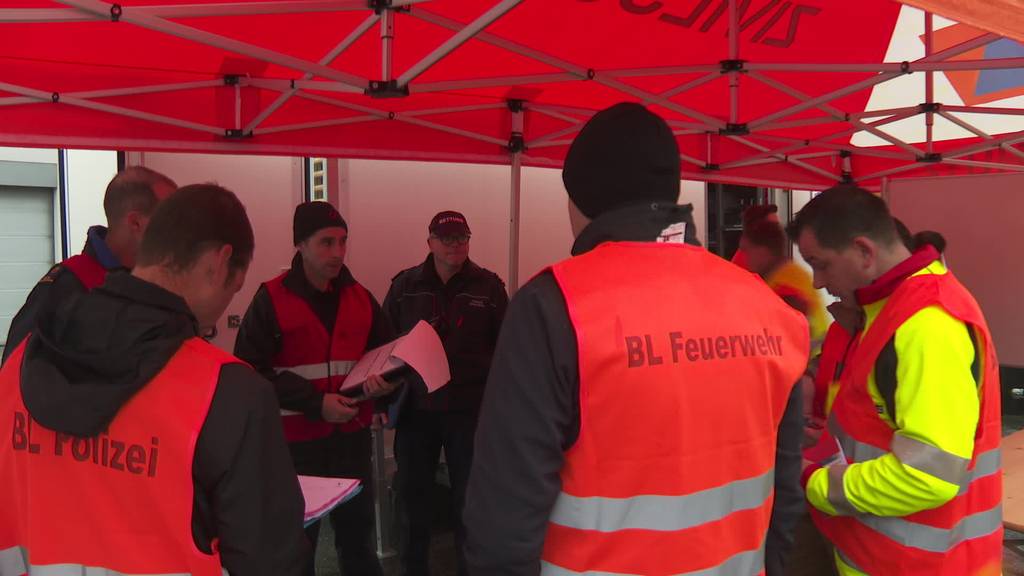 Grosseinsatz: Blaulicht-Organisationen üben in Frauenfeld