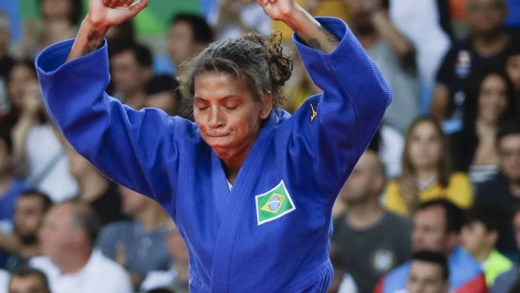 Sorgte für die erste Goldmedaille für den Olympia-Gastgeber: die brasilianische Judoka Rafaela Silva