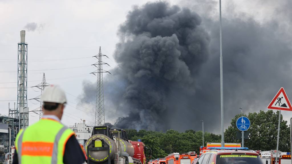 Explosion in Leverkusener Chemiepark