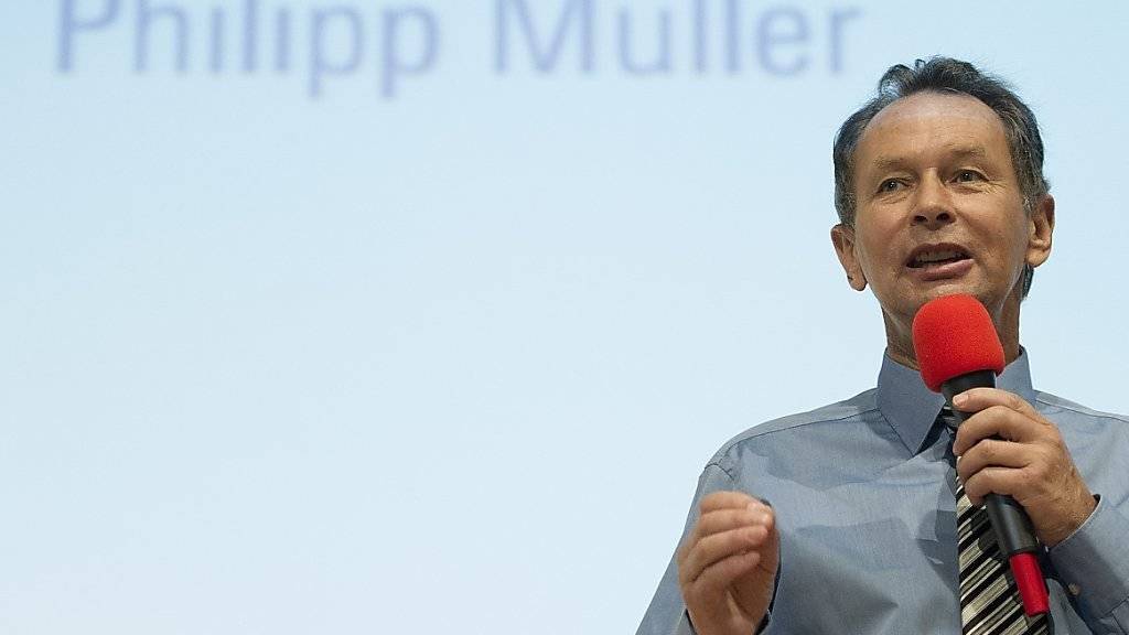 FDP-Präsident Philipp Müller will jüngeren Kräften Platz machen. (Archivbild)