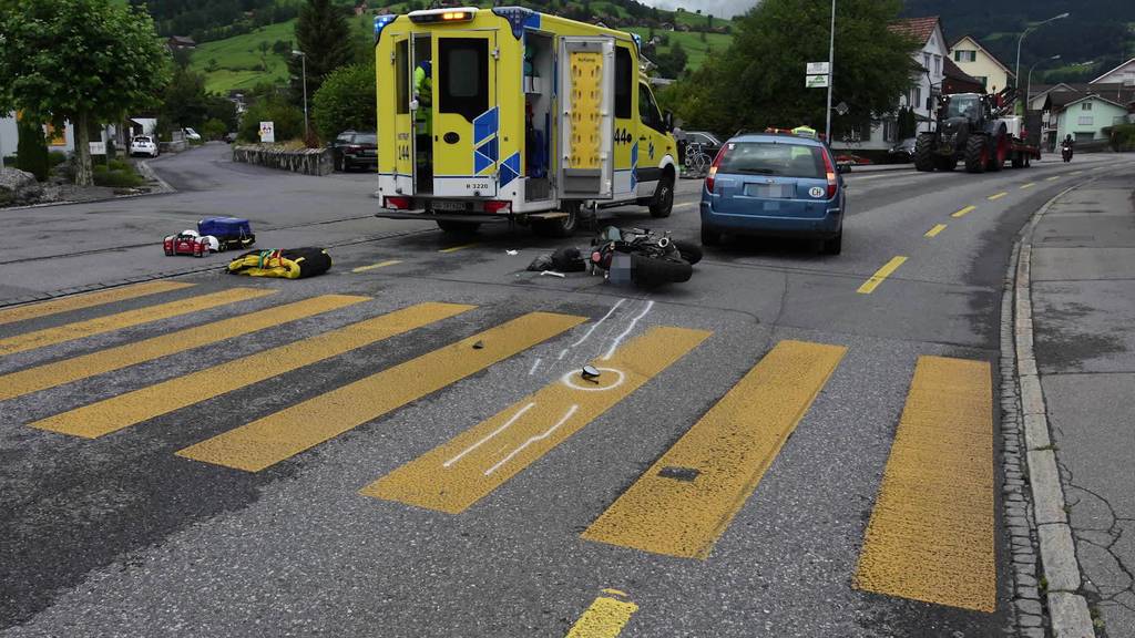 Kurznachrichten: Töffunfall, Alkoholisiert, Brand Maiensäss