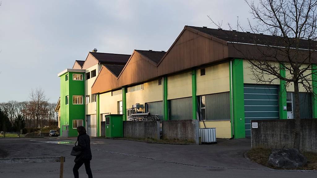 Die Vergärungsanlage der Biogasfirma steht am Dorfrand von Münchwilen TG. (Archivbild)