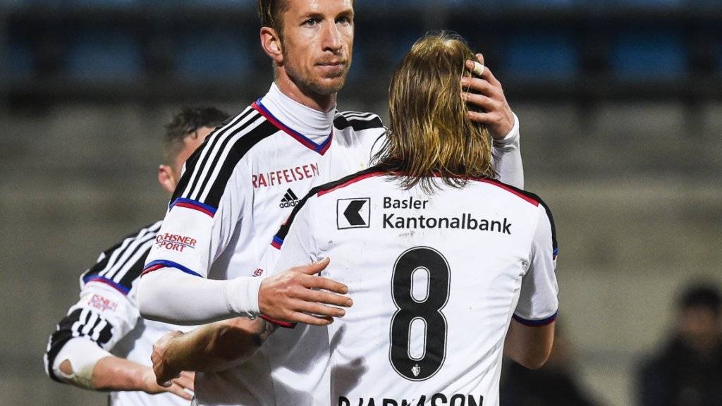 Marc Janko und Birkir Bjarnason drehten die Partie in Vaduz zugunsten des FC Basel
