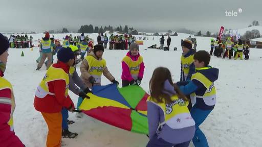 Mit Spiel und Spass: Kinder sollen Freude am Wintersport bekommen