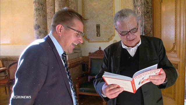 René Hildbrand trifft auf seine Satire-Protagonisten