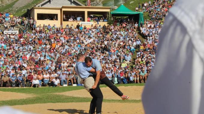 Das Ausklingen der Schwägalp Schwinget 2019