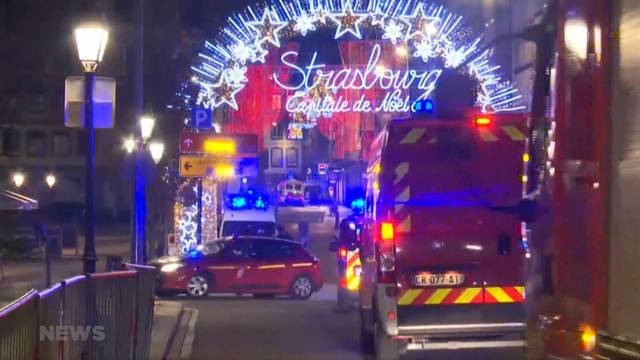 Anschlag Strassburg: Mutmasslicher Täter noch immer auf der Flucht