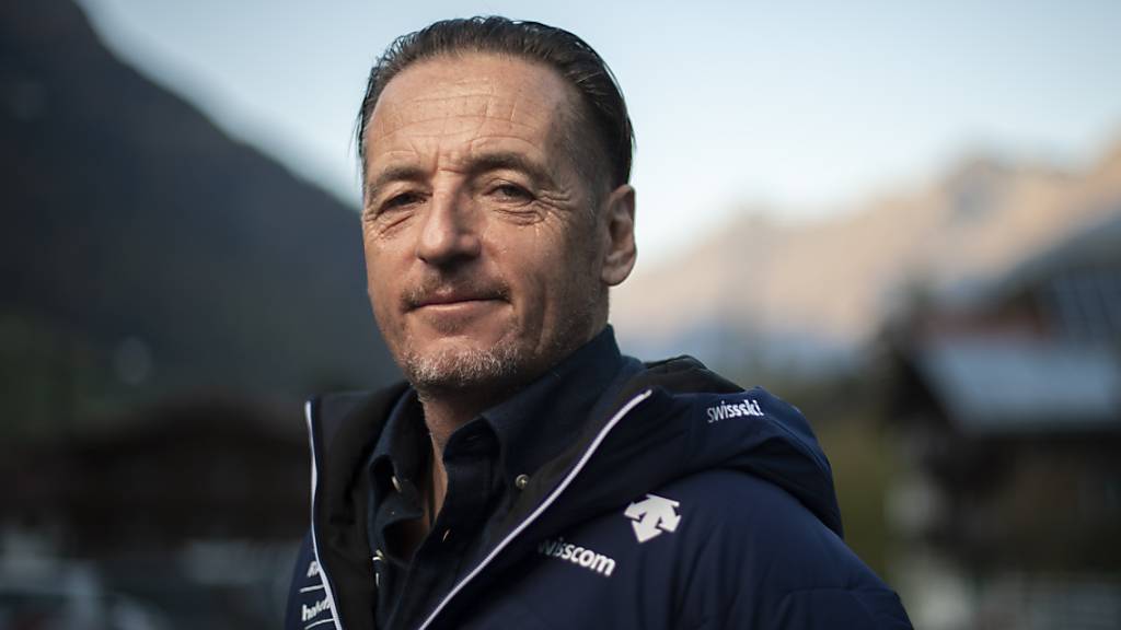 Swiss-Ski-Gruppentrainer Helmut Krug kann mit seinen Spitzenfahrern im Riesenslalom die Früchte der Arbeit ernten
