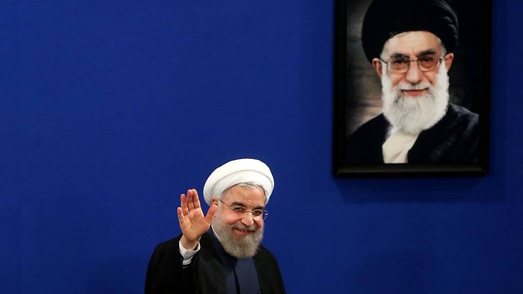 Der iranische Präsident Hassan Ruhani: Nachdem die Blockade des Atomabkommens in den USA gescheitert ist, kann bald die Umsetzung beginnen. (Archivbild)