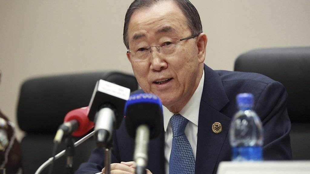 UNO-Generalsekretär Ban Ki Moon kam in einem Gastbeitrag für die «New York Times» auf seine umstrittenen Äusserungen zu Israels Siedlungspolitik zurück und verteidigte seine Worte. (Archivbild)