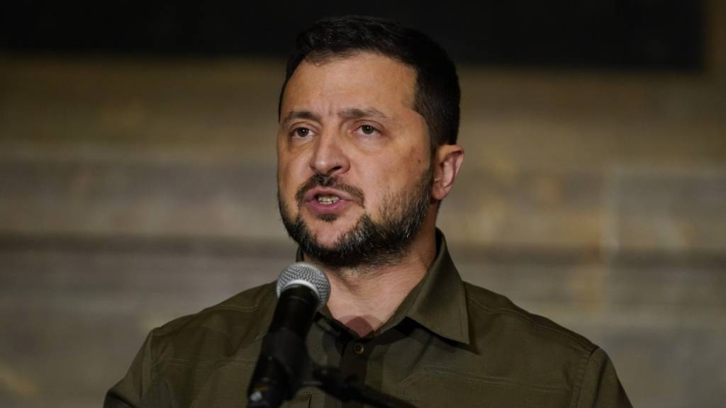 Wolodymyr Selenskyj reist nach seinem Besuch in den USA weiter nach Kanada. Foto: Stephanie Scarbrough/AP