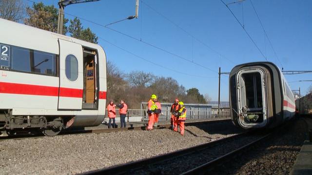 Weichenproblem? Entgleister Zug versperrt Strecke nach Basel