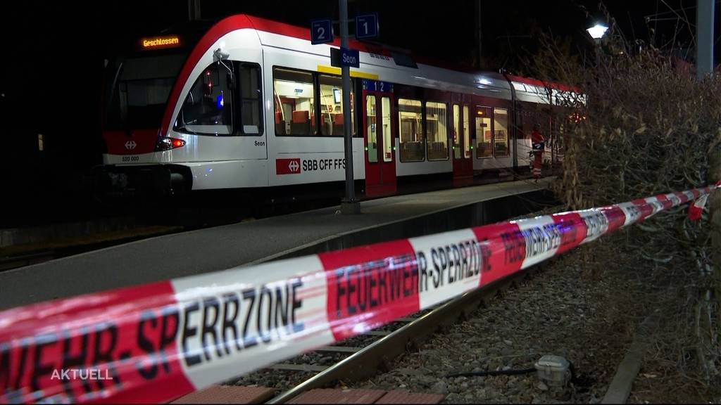 Tragischer Unfall in Seon: Seniorin wird von Zug erfasst und getötet