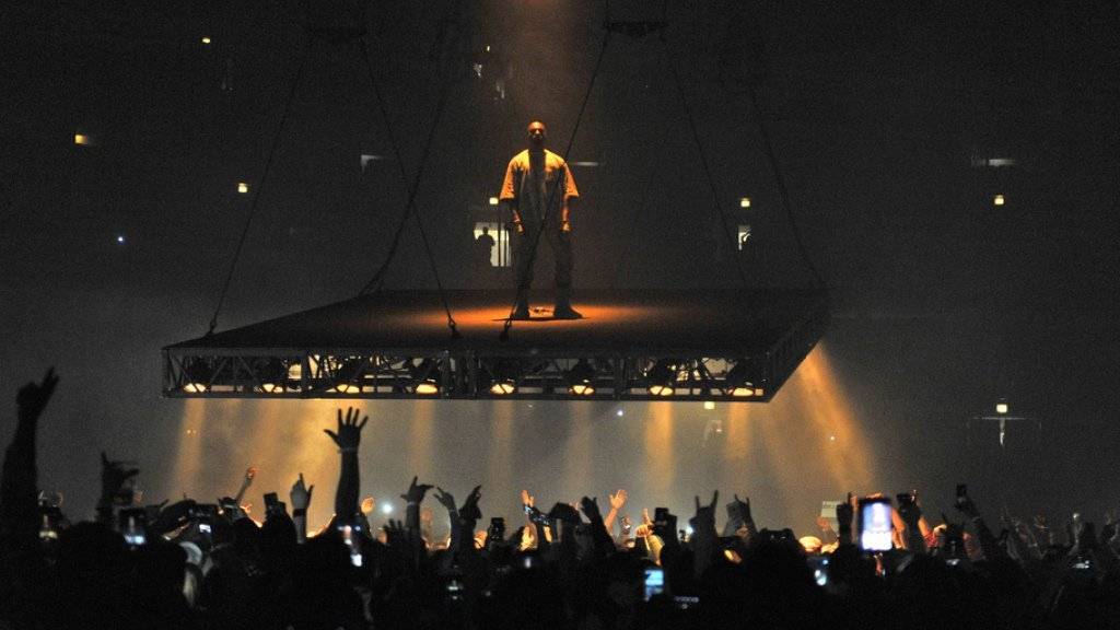Kanye West bei einem Konzert am 7. Oktober in Chicago. (Archivbild)