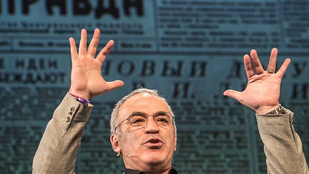 Warnt vor Einmischungsversuchen aus Moskau: der frühere russische Schach-Champion und heutige Putin-Kritiker Garry Kasparow.