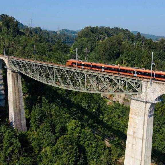 Jetzt lernen die Deutschen unseren schönen Voralpenexpress kennen